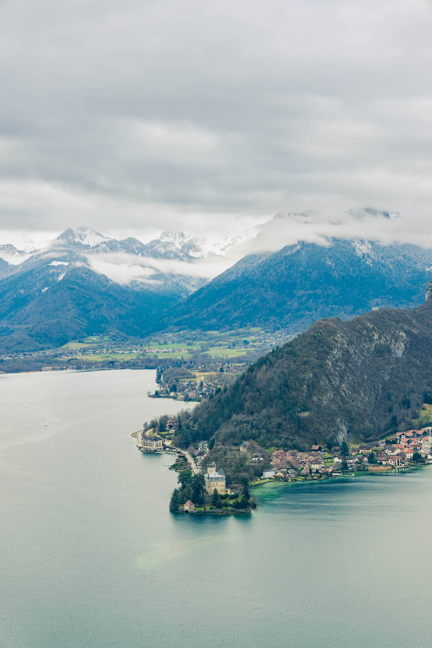 lac annecy hiver
